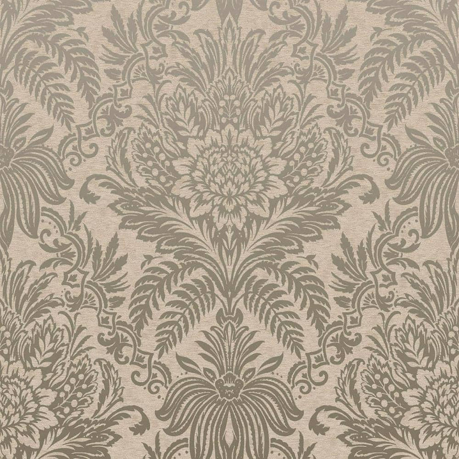 M1066 - Debona - Crown Signature Beige Damask Wallpaper - Decor Warehouse