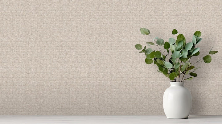 GR322704 - Design ID - Design ID Hessian Textured Plain Gold Wallpaper - Decor Warehouse