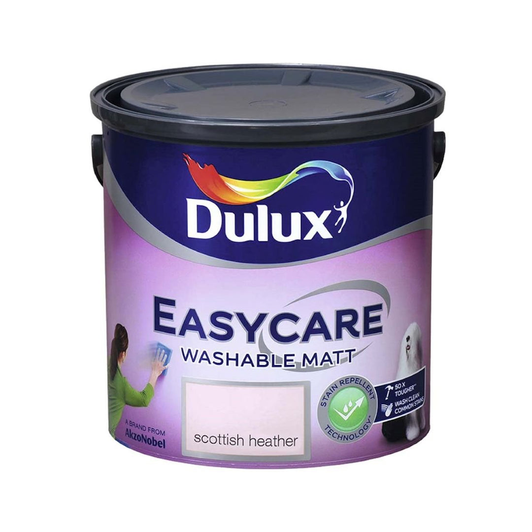 5011060065965 - Dulux - Dulux Easycare Washable Matt Scottish Heather Paint 2.5L - Decor Warehouse