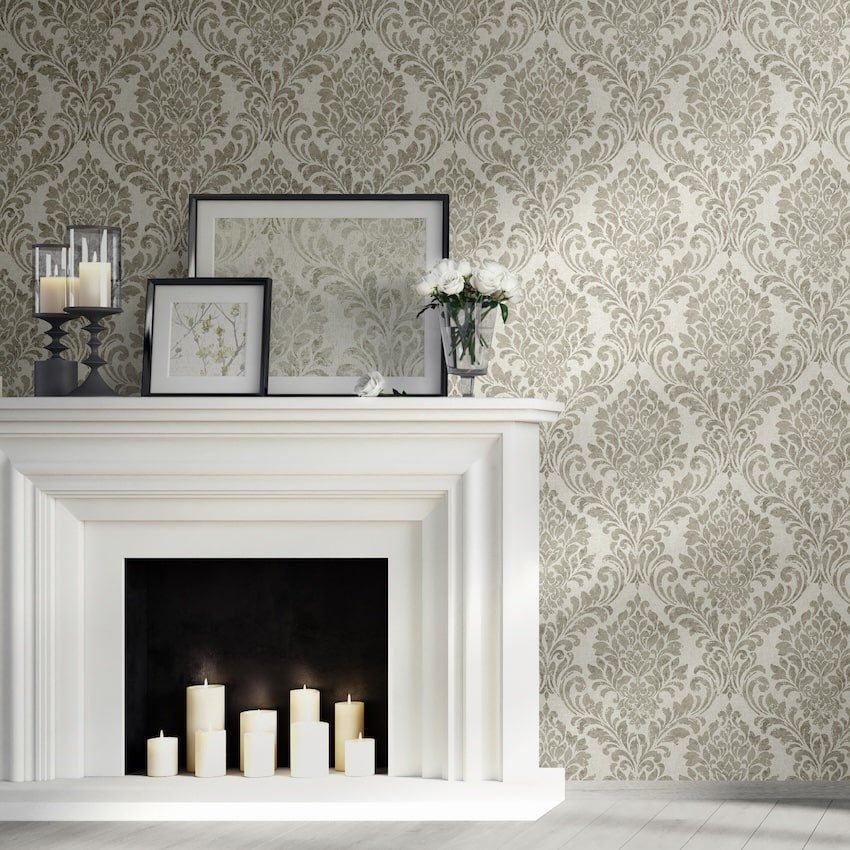 173514-Muriva-Eleanor Damask Cream Wallpaper-Decor Warehouse