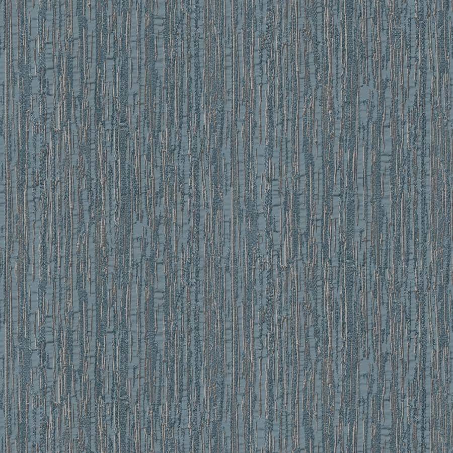 DE120087 - Decor Warehouse - Embroidered Crushed Silk Blue Wallpaper - Decor Warehouse