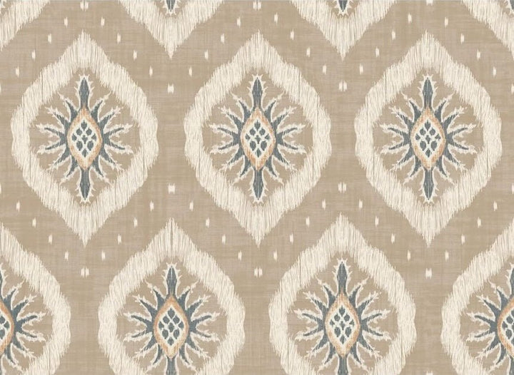 100036EH - Esselle Home - Esselle Odina Ikat Natural Wallpaper - Decor Warehouse