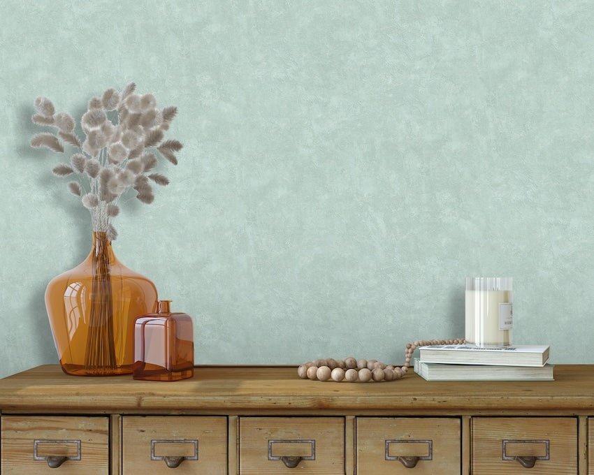 M79624-Muriva-Heath Texture Duck Egg Wallpaper-Decor Warehouse