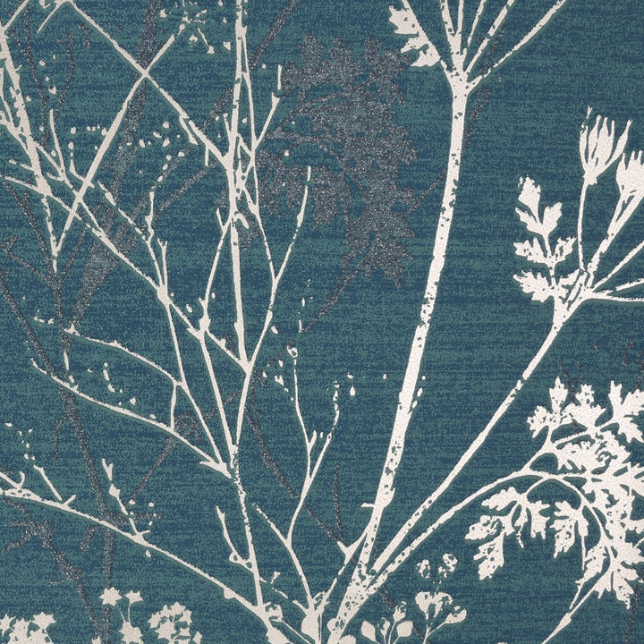 112571 - Superfresco Easy - Hedegrow Teal Wallpaper - Decor Warehouse