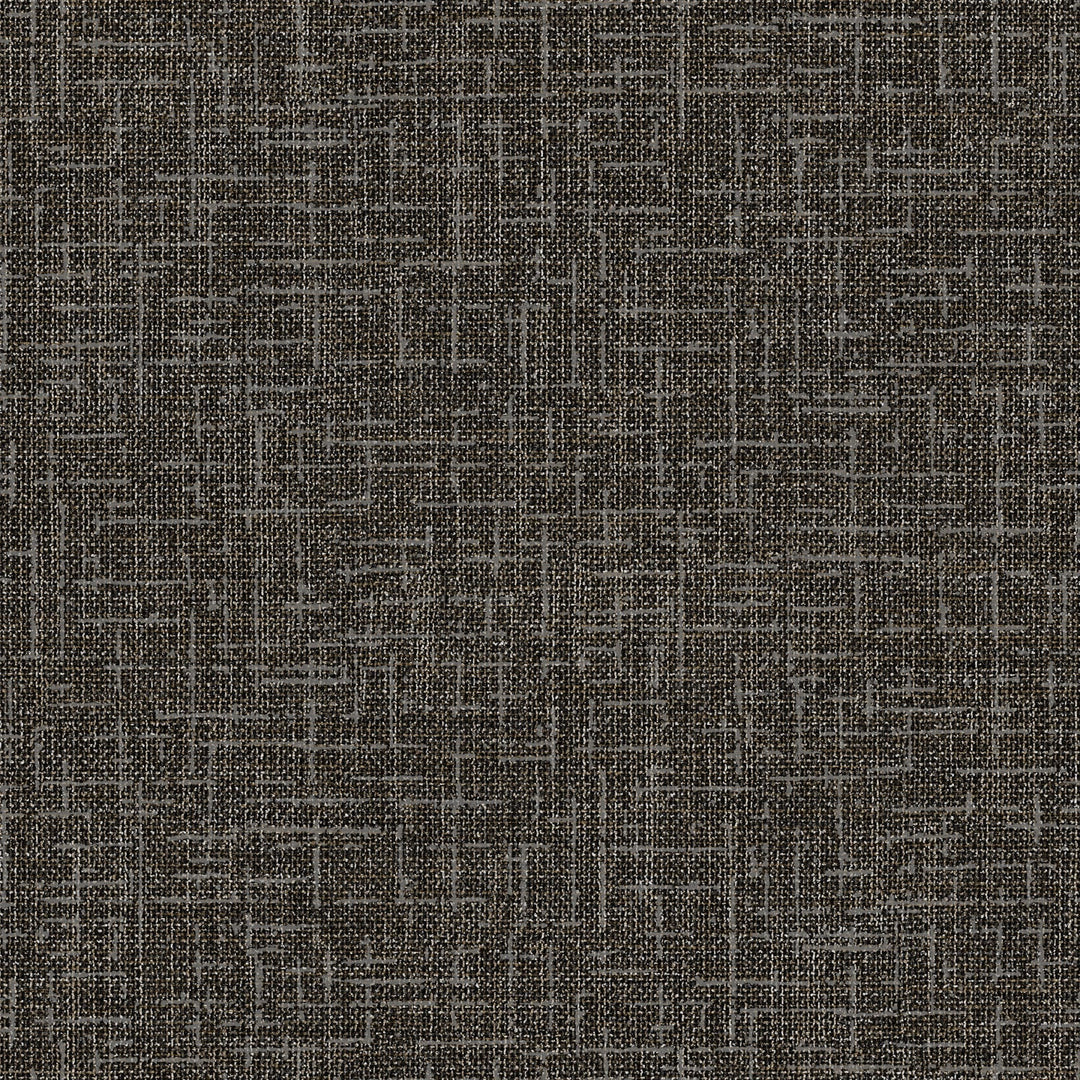 DE120116 - Decor Warehouse - Hession Thread effect Black Wallpaper - Decor Warehouse