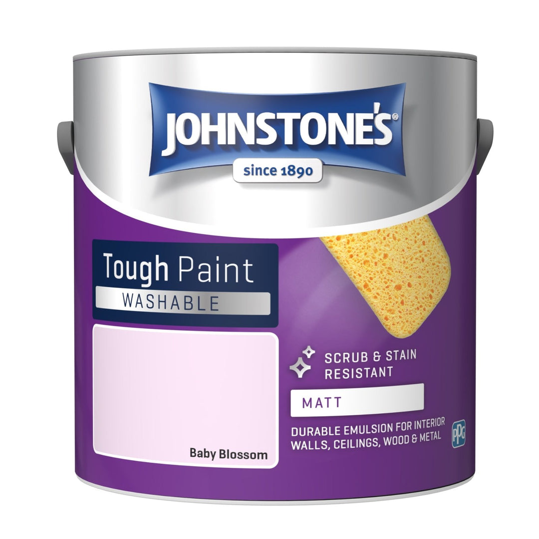  - Johnstone's - Johnstone's Interior Washable Matt Paint - Baby Blossom 2.5L - Decor Warehouse