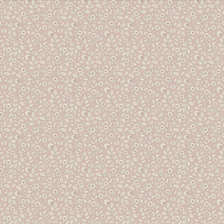 128917 - Joules - Joules Ditsy Floral Print Soft Pink Wallpaper - Decor Warehouse