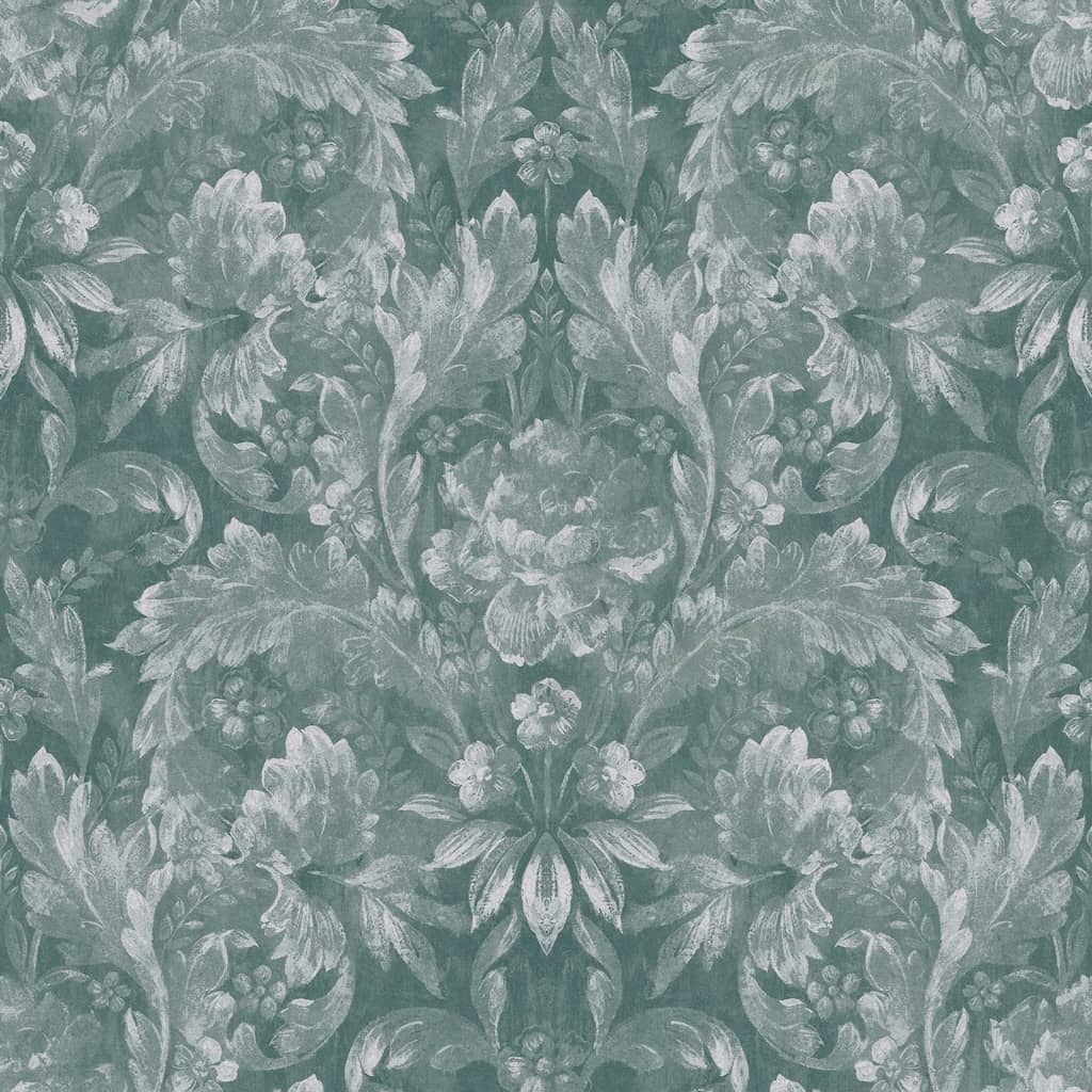 119842 - Laura Ashley - Laura Ashley Apolline Jade Green Wallpaper - Decor Warehouse