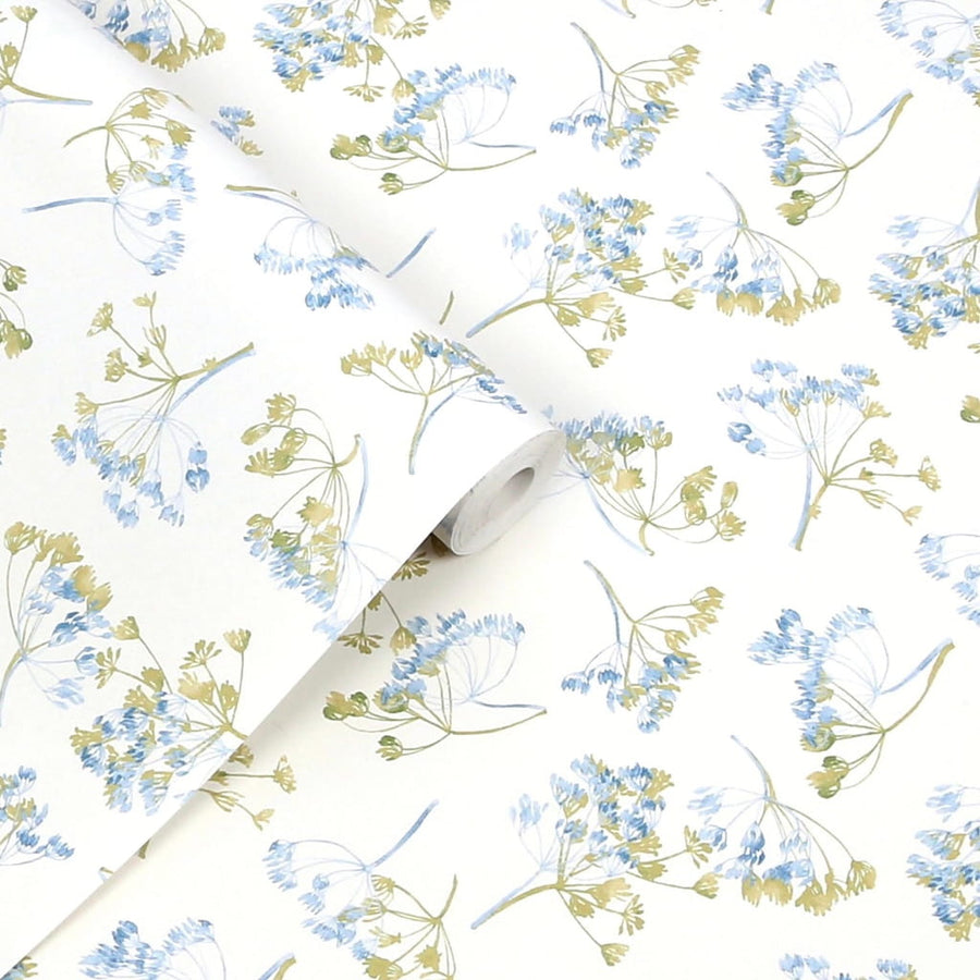 130102 - Laura Ashley - Laura Ashley Avonbury Hedgerow Green Wallpaper - Decor Warehouse