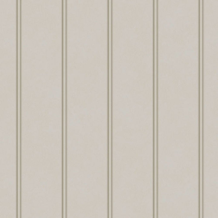 122759 - Laura Ashley - Laura Ashley Chalford Wood Panelling Dove Grey Wallpaper - Decor Warehouse