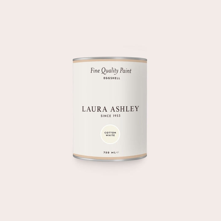 113787 - Laura Ashley - Laura Ashley Eggshell - Cotton White - 750ml - Decor Warehouse