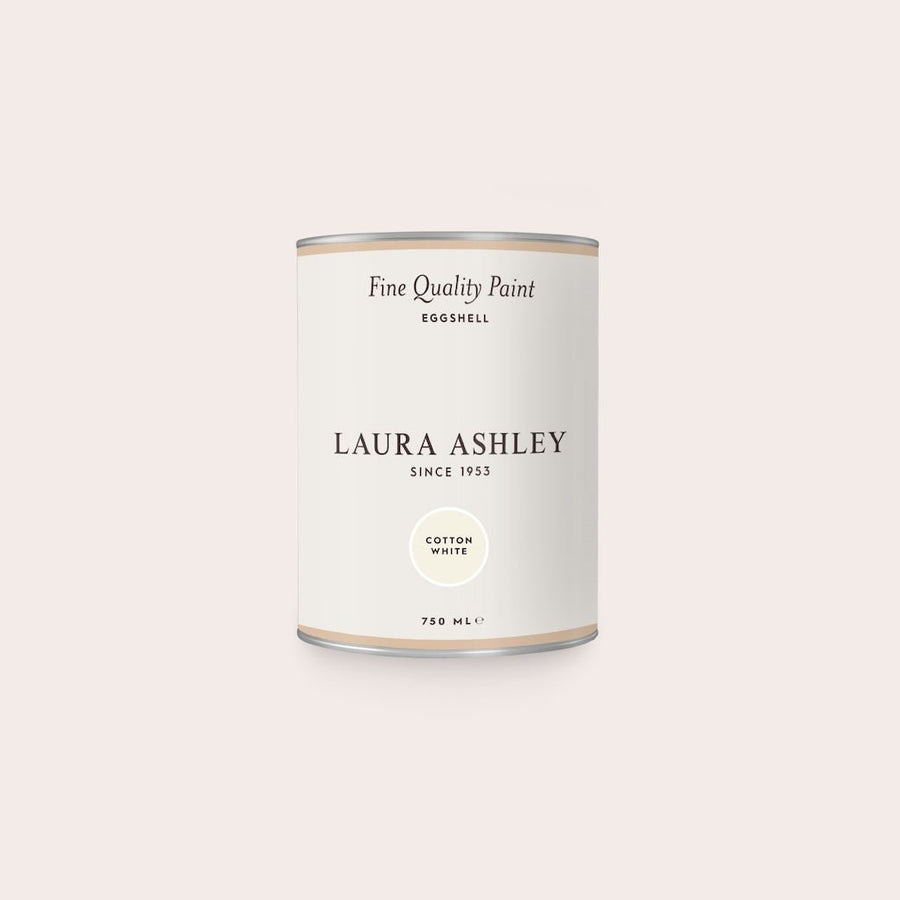 113787 - Laura Ashley - Laura Ashley Eggshell - Cotton White - 750ml - Decor Warehouse