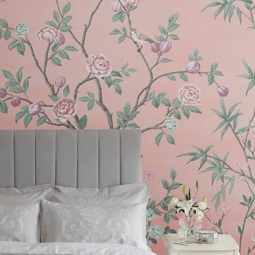 113411 - Laura Ashley - Laura Ashley Eglantine Mural - Decor Warehouse