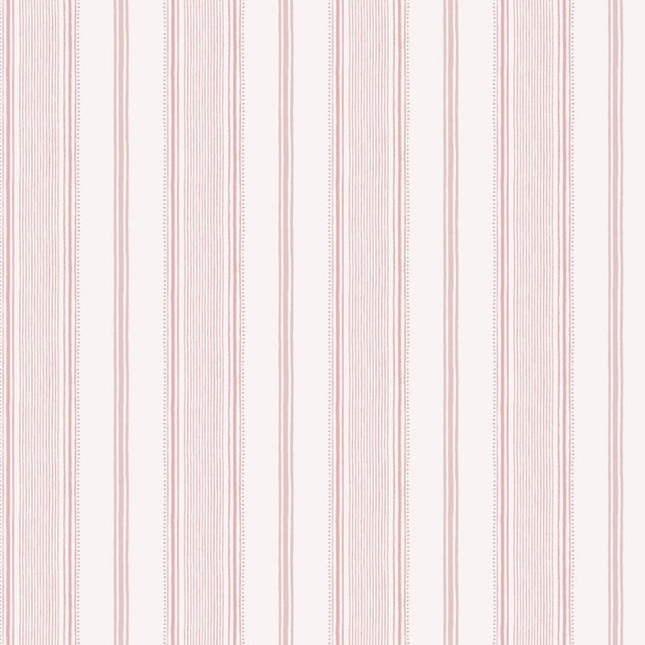 115270 - Laura Ashley - Laura Ashley Heacham Stripe Blush Wallpaper - Decor Warehouse