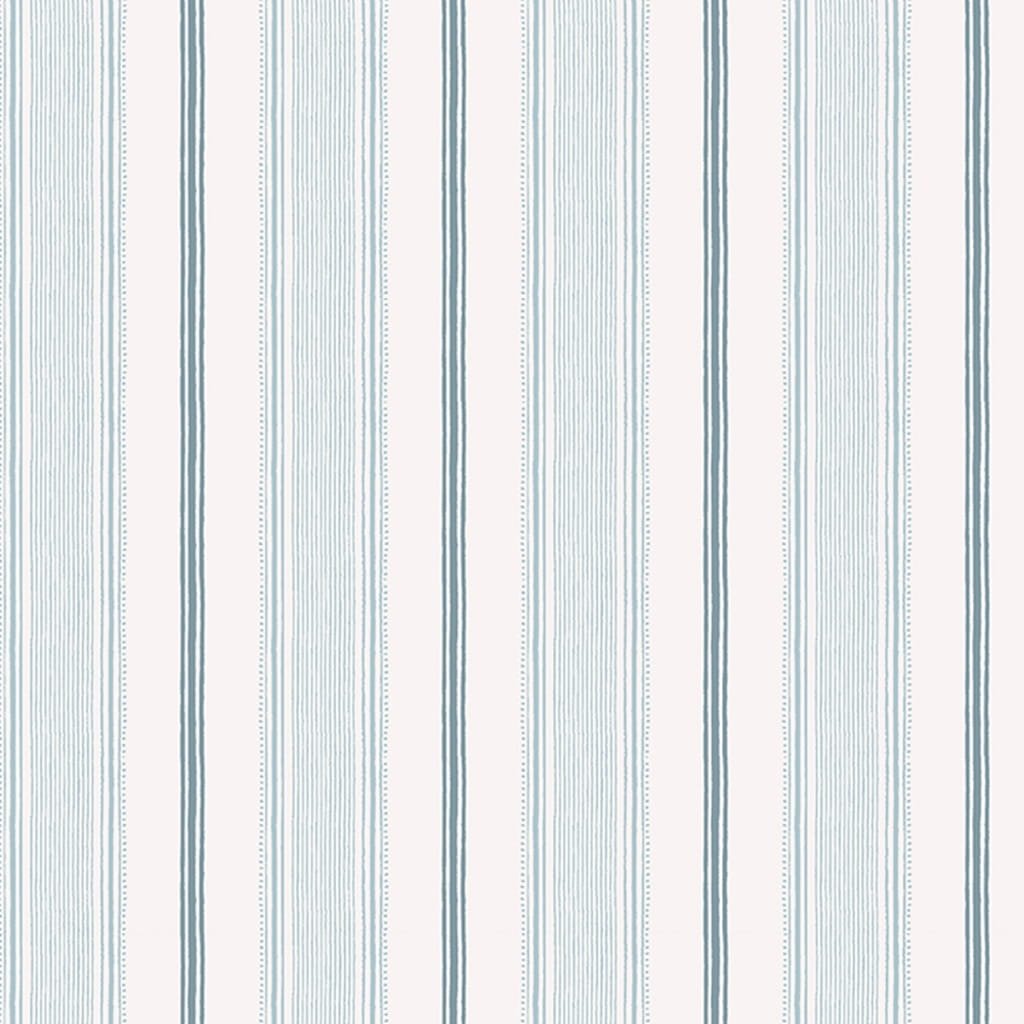 115271 - Laura Ashley - Laura Ashley Heacham Stripe Seaspray Wallpaper - Decor Warehouse