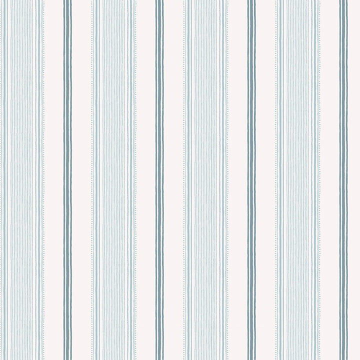 115271 - Laura Ashley - Laura Ashley Heacham Stripe Seaspray Wallpaper - Decor Warehouse