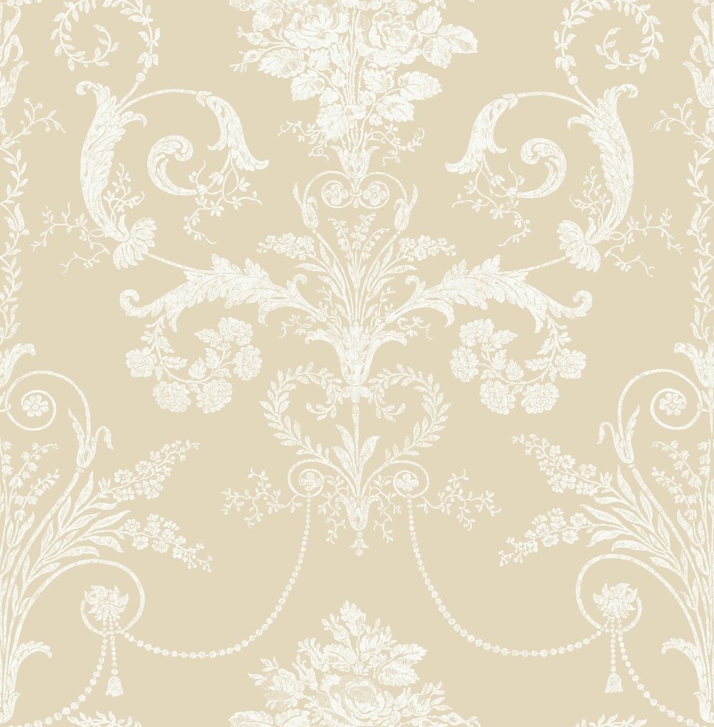 113384 - Laura Ashley - Laura Ashley Josette Linen Wallpaper - Decor Warehouse