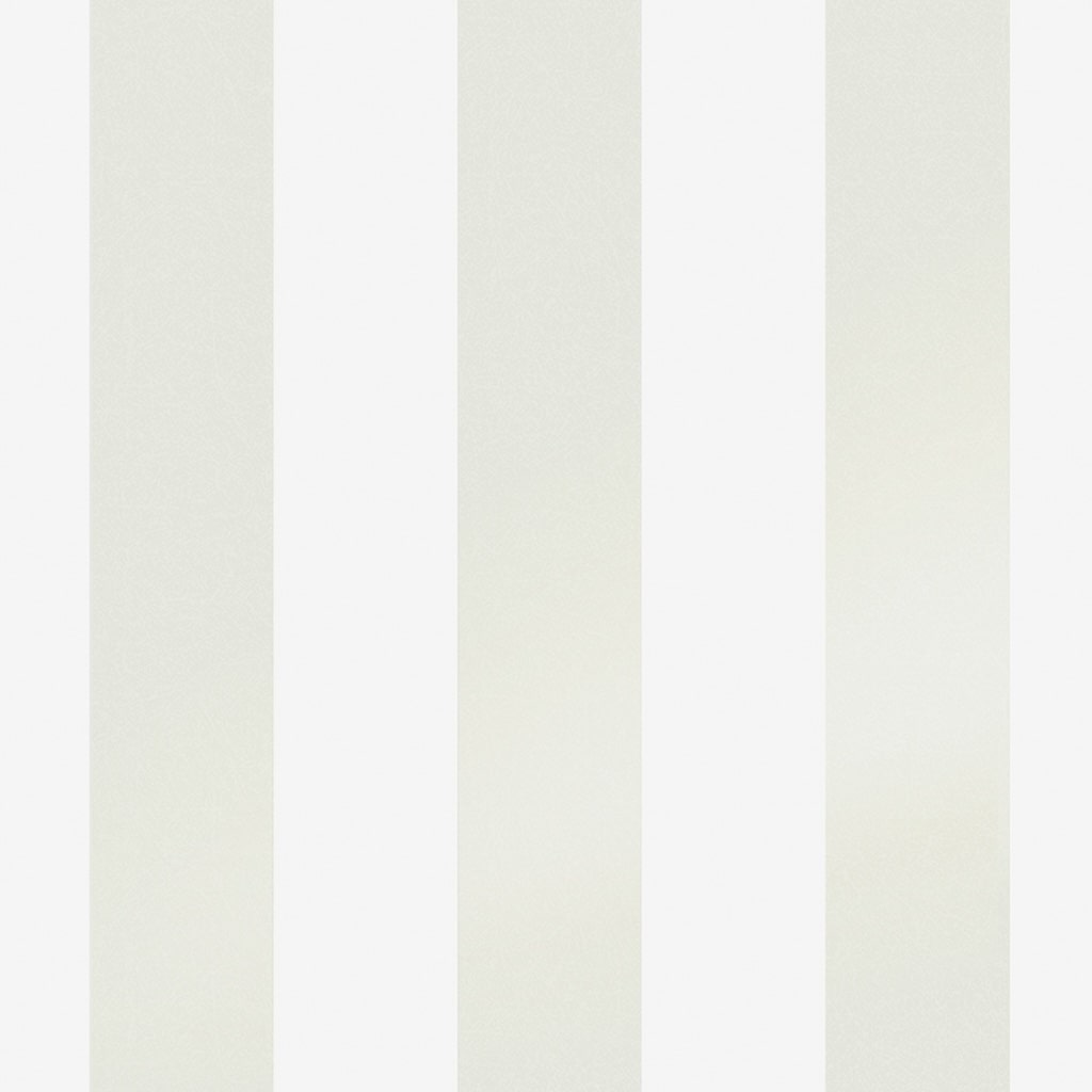 113336 - Laura Ashley - Laura Ashley Lille Pearlescent Stripe White Wallpaper - Decor Warehouse