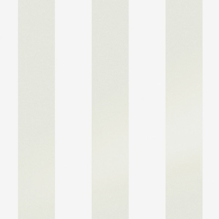 113336 - Laura Ashley - Laura Ashley Lille Pearlescent Stripe White Wallpaper - Decor Warehouse