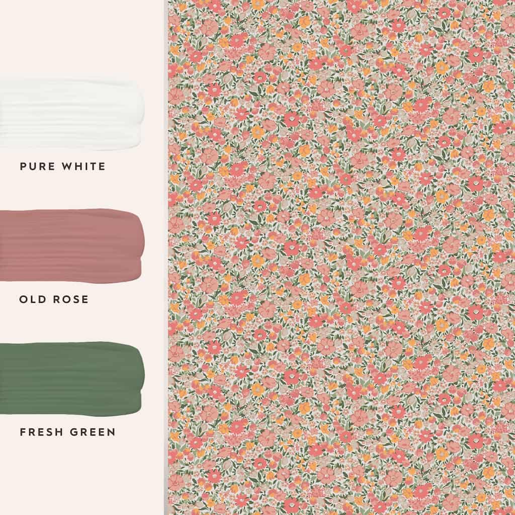 121076 - Laura Ashley - Laura Ashley Loveston Coral Pink Wallpaper - Decor Warehouse