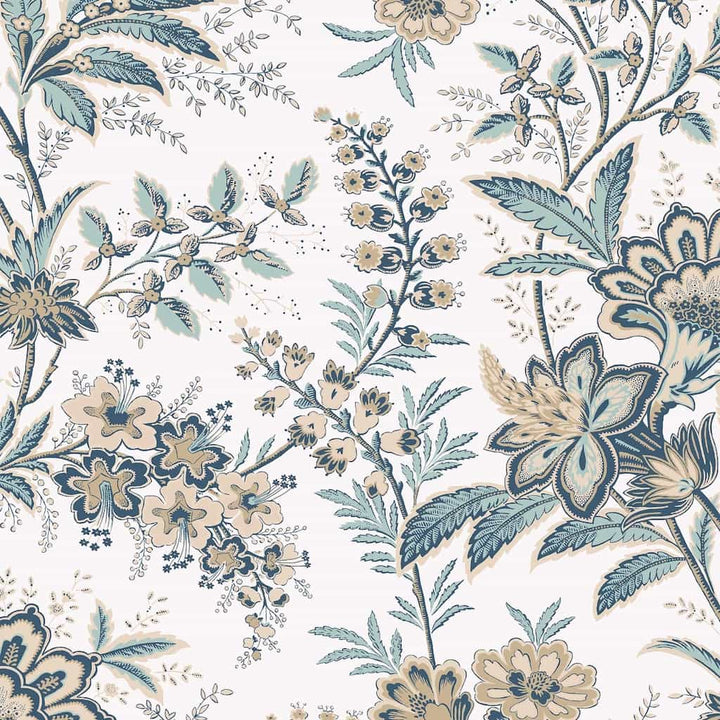 130098 - Laura Ashley - Laura Ashley Marlbrook Pale Linen Wallpaper - Decor Warehouse