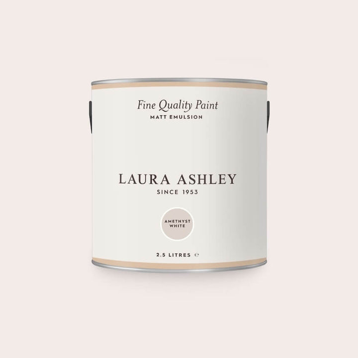 113707 - Laura Ashley - Laura Ashley Matt Emulsion Wall & Ceiling Paint - Amethyst White - Decor Warehouse