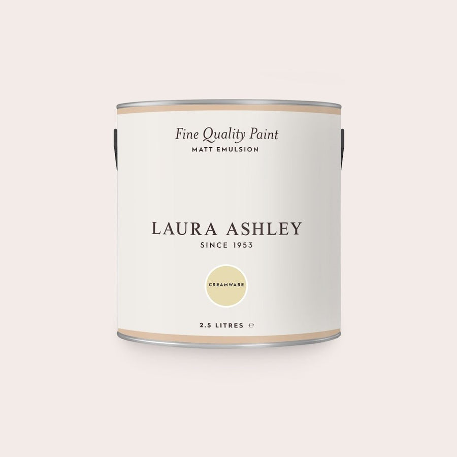 113654 - Laura Ashley - Laura Ashley Matt Emulsion Wall & Ceiling Paint - Creamware - Decor Warehouse