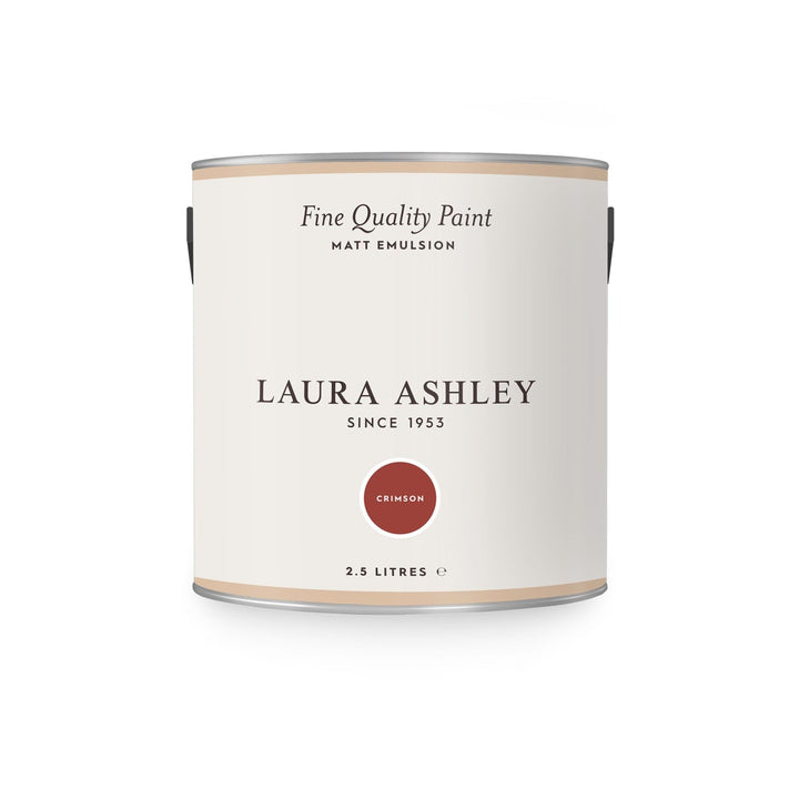 118208 - Laura Ashley - Laura Ashley Matt Emulsion Wall & Ceiling Paint - Crimson - Decor Warehouse