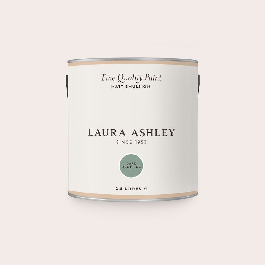 113700 - Laura Ashley - Laura Ashley Matt Emulsion Wall & Ceiling Paint - Dark Duck Egg - Decor Warehouse