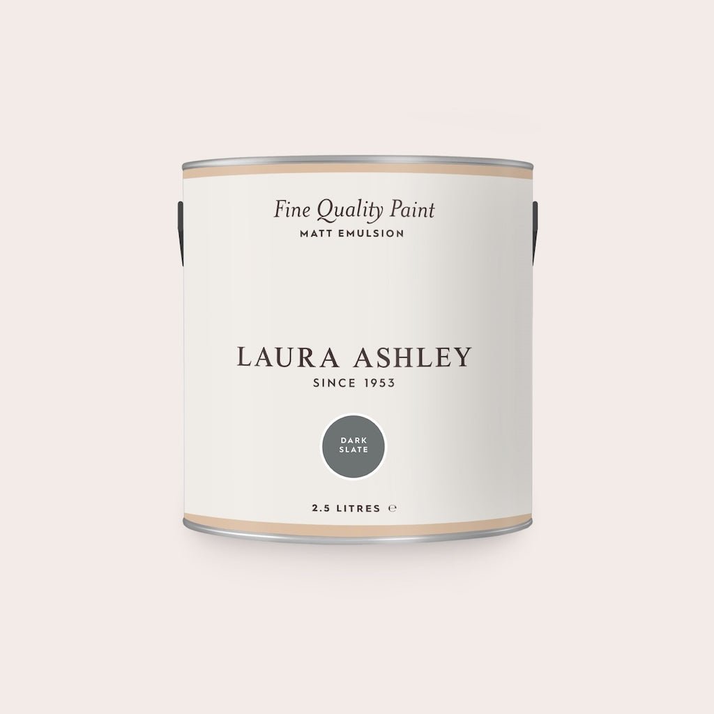 113685 - Laura Ashley - Laura Ashley Matt Emulsion Wall & Ceiling Paint - Dark Slate - Decor Warehouse