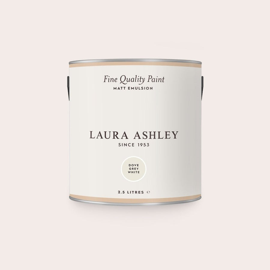 113666 - Laura Ashley - Laura Ashley Matt Emulsion Wall & Ceiling Paint - Dove Grey White - Decor Warehouse