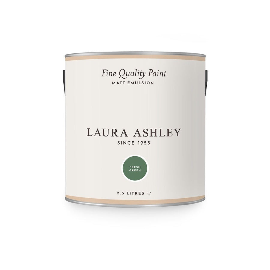 118202 - Laura Ashley - Laura Ashley Matt Emulsion Wall & Ceiling Paint - Fresh Green - Decor Warehouse