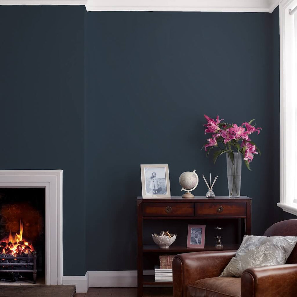 113706 - Laura Ashley - Laura Ashley Matt Emulsion Wall & Ceiling Paint - Midnight Seaspray - Decor Warehouse