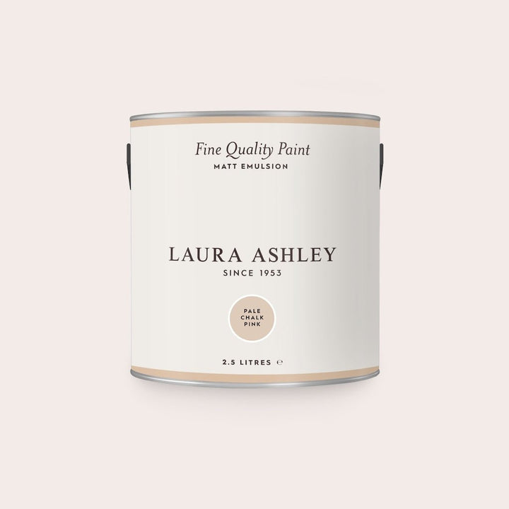 113709 - Laura Ashley - Laura Ashley Matt Emulsion Wall & Ceiling Paint - Pale Chalk Pink - Decor Warehouse