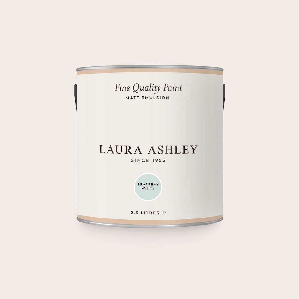 113702 - Laura Ashley - Laura Ashley Matt Emulsion Wall & Ceiling Paint - Seaspray White - Decor Warehouse