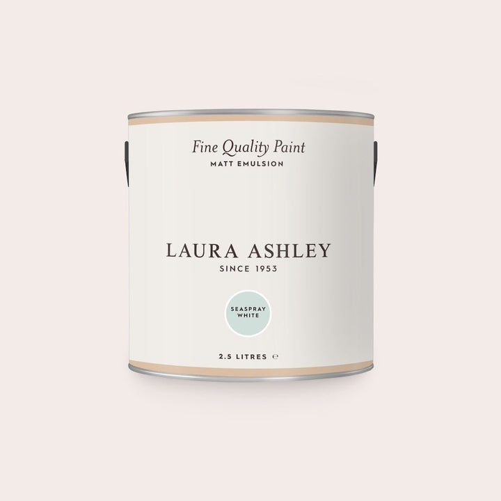 113702 - Laura Ashley - Laura Ashley Matt Emulsion Wall & Ceiling Paint - Seaspray White - Decor Warehouse