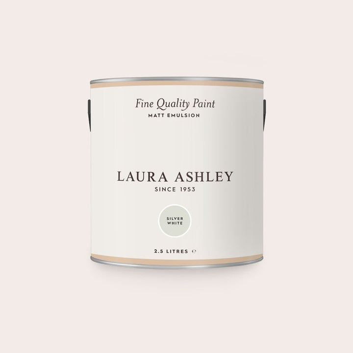 113674 - Laura Ashley - Laura Ashley Matt Emulsion Wall & Ceiling Paint - Silver White - Decor Warehouse