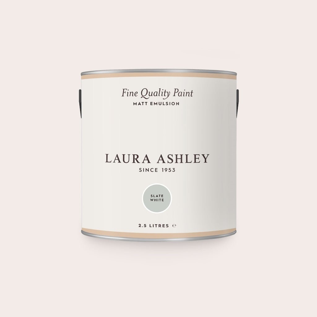 113682 - Laura Ashley - Laura Ashley Matt Emulsion Wall & Ceiling Paint - Slate White - Decor Warehouse