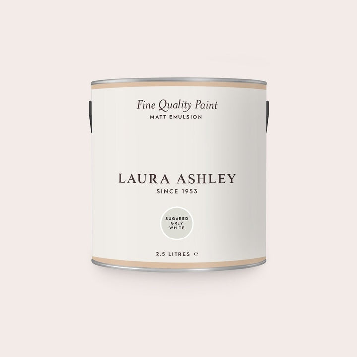 113679 - Laura Ashley - Laura Ashley Matt Emulsion Wall & Ceiling Paint - Sugared Grey White - Decor Warehouse