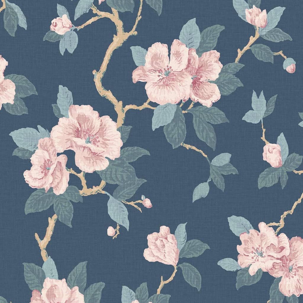 130095 - Laura Ashley - Laura Ashley Maya Dusky Seaspray Wallpaper - Decor Warehouse