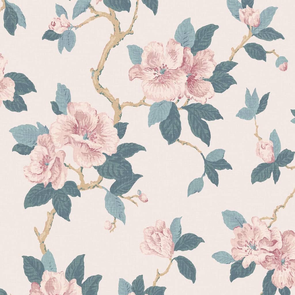 130096 - Laura Ashley - Laura Ashley Maya Linen Wallpaper - Decor Warehouse