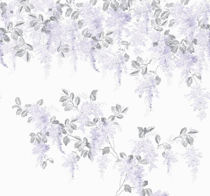 130126 - Laura Ashley - Laura Ashley Mirabelle Pale Amethyst Mural - Decor Warehouse