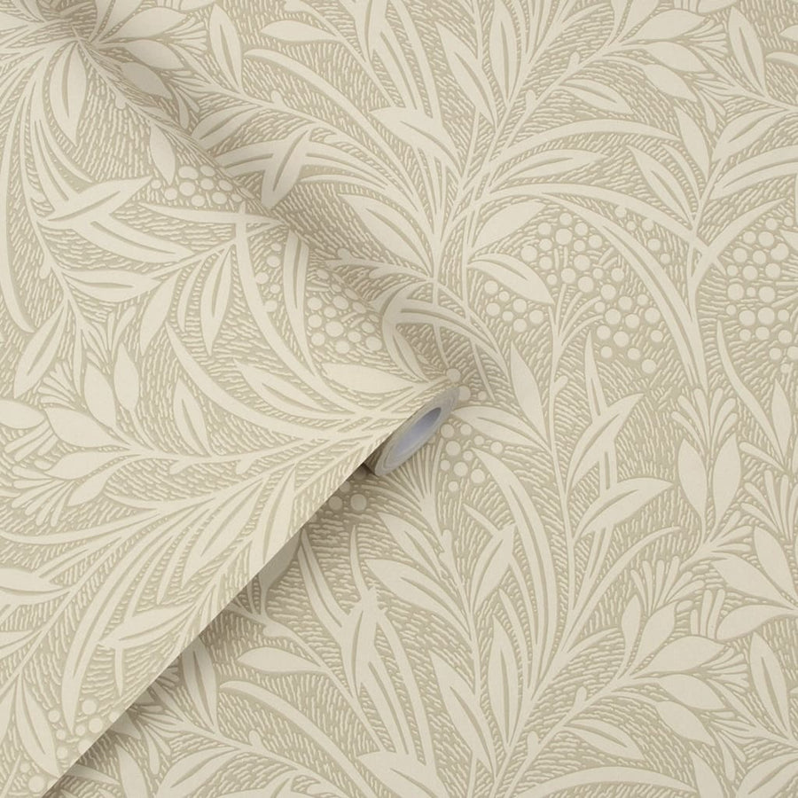 113340 - Laura Ashley - Laura Ashley Natural Barley Wallpaper - Decor Warehouse