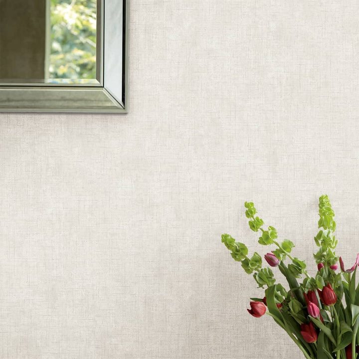 121094 - Laura Ashley - Laura Ashley Plain Pale Dove Grey Wallpaper - Decor Warehouse