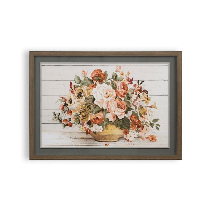 115038 - Graham & Brown - Laura Ashley Rosemore Framed Print Wall Art - Decor Warehouse