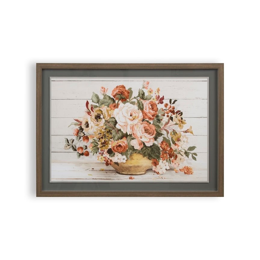 115038 - Graham & Brown - Laura Ashley Rosemore Framed Print Wall Art - Decor Warehouse