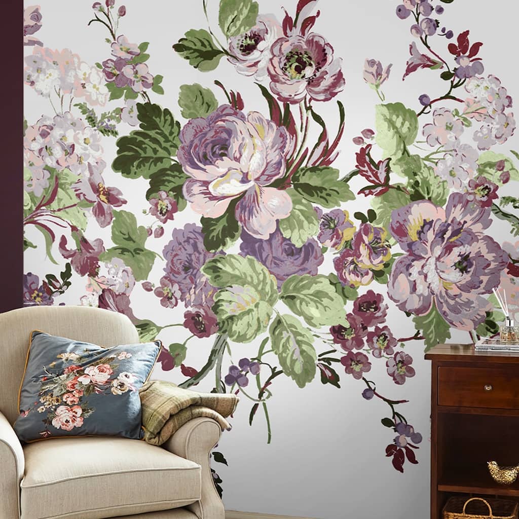 115273 - Laura Ashley - Laura Ashley Rosemore Mural - Decor Warehouse