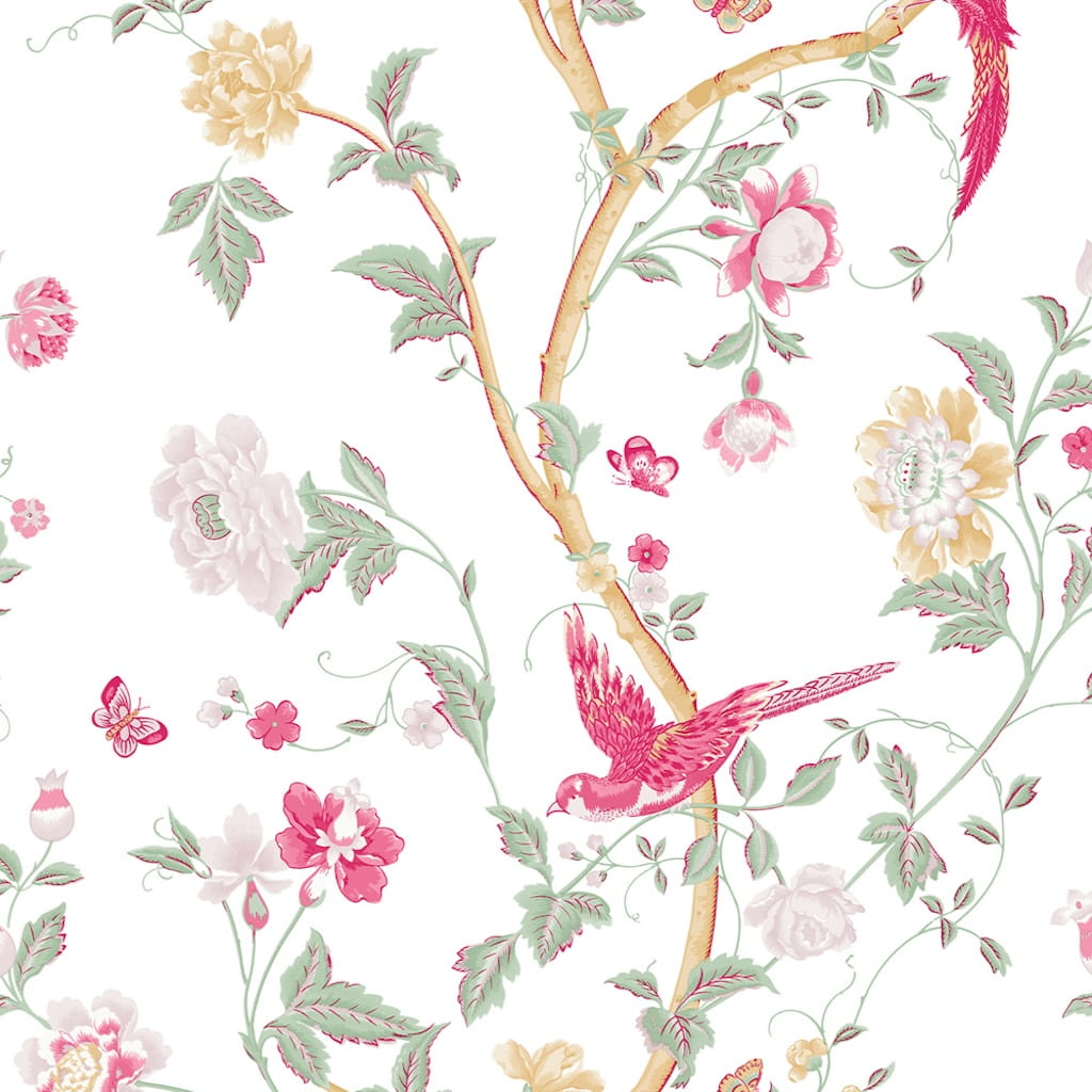 115254 - Laura Ashley - Laura Ashley Summer Palace Peony Wallpaper - Decor Warehouse