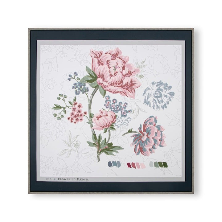 115026 - Graham & Brown - Laura Ashley Tapestry Floral Print Wall Art - Decor Warehouse