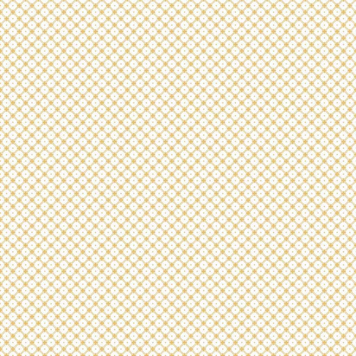 119849 - Laura Ashley - Laura Ashley Wickerwork Pale Ochre Yellow Wallpaper - Decor Warehouse